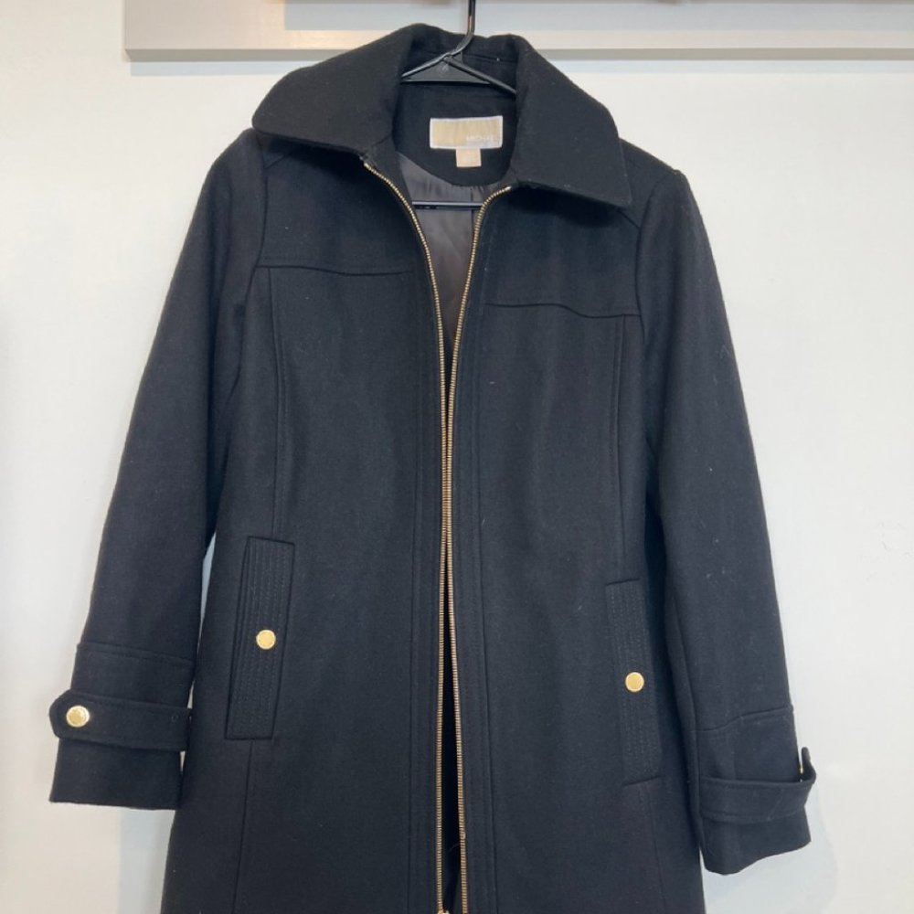 Michael Kors Black Peacoat